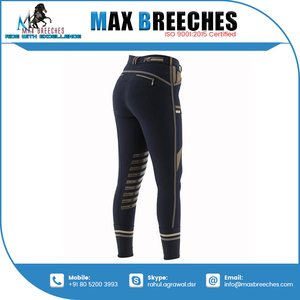 Pantalones de montar a caballo de etiqueta privada con parche de rodilla de Venta caliente directo de la India - Product Image 6