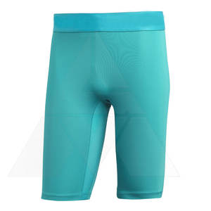 Vente en gros de shorts de gymnastique de compression décontractés pour hommes avec logo personnalisé 100% polyester spandex pour l'entraînement physique et la course à pied - Product Image 3