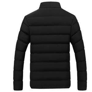 Chaqueta acolchada de buena calidad para hombre, chaqueta de Color negro de último diseño, venta al por mayor - Product Image 2