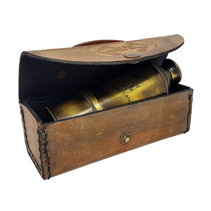 Telescopio de latón pequeño vintage, regalo náutico marino novedoso - Product Image 1