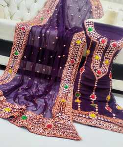 Costumes pakistanais et indiens faits à la main de qualité exceptionnelle, Gotta et Paka Tanka - Product Image 4