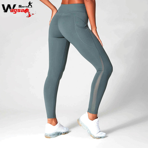 Wholesale ladies Activewear yoga pants high waist woman fitness <b>tummy</b> <b>control</b> sexy leggings - Product Image 3