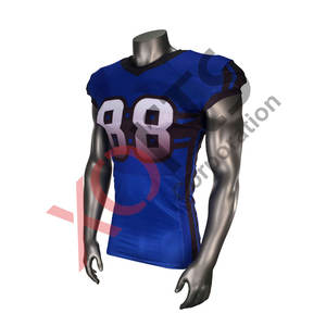 Camiseta de fútbol americano con nombre y número personalizados, camiseta estampada transpirable sublimada de estilo camuflaje para equipos deportivos - Product Image 6