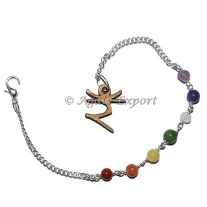 Manipurak Chakra Symbole Pendule Chaîne - Product Image 1