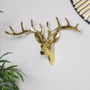 Haute qualité moderne tête de cerf montage mural Sculpture minimaliste Art décor salle de bain enfants côtier rustique décoration de noël - Product Image 2