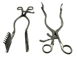 Retractor Beckman con Cuchillas Plegables, Instrumentos Quirúrgicos Weitlaner de 18 cm, Autoestático, Manual, para Cirugía General, Hecho en Alemania con Acero Alemán - Product Image 1