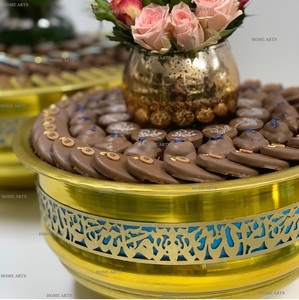 Bol de service à chocolat de couleur noire martelée en fer bol de service à chocolat de grande taille au meilleur design pour un usage domestique - Product Image 5