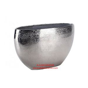 Antique Design Aluminum Flower Bowls Set 3 <b>Home</b> Balcony Decorative Metal Flower Bowls Unique Aluminum Flower Bowl <b>for</b> Party <b>Sale</b> - Product Image 2