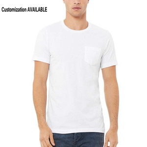 Camiseta estándar de manga corta con cuello redondo para hombre, Camiseta de algodón de 140gsm y 150gsm - Product Image 1