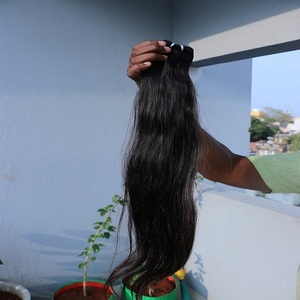 Vente en gros 100% Remy Hot Beauty paquets de cheveux vierges alignés à cuticule simple droite cheveux indiens bruts avec sensation de main douce - Product Image 3