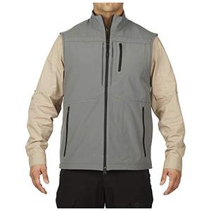 Gilet Softshell léger pour hommes, 5 pièces, personnalisé, unisexe, pour l'extérieur, avec poche, gilet de Golf, sans manches, à fermeture éclair - Product Image 3