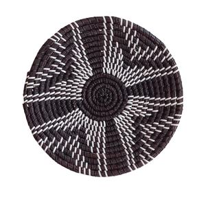 New and Modern <b>Seagrass</b> <b>Basket</b>/Plate Wall Decor Rattan Material With Art Style for Hanging Novel Design for Modern Home - Product Image 1