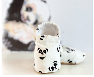 baby booties newborn - 100% organic cotton booties for new born - velour booties for hygienic baby infant - Product Image 1