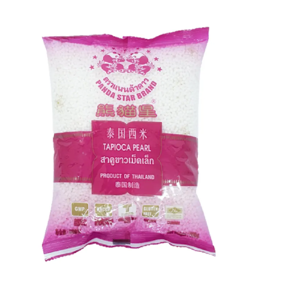 0.5Kg Best Selling Tapioca Parel Natuurlijk Gemaakt Van 100% Tapiocazetmeel Voor Desserts Zoals Bubble Melk Thee, kokosmelk Pudding