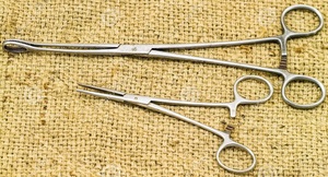 Stainless Steel <b>Sponge</b> Clamp Hemostat Forceps Surgical Instruments Manual CE Certified Class I 50x20x40cm - Product Image 5