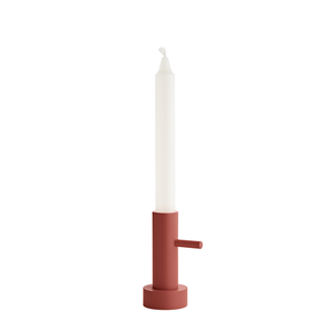 BRASS <b>RED</b> <b>CANDLE</b> HOLDER BRASSWORLD INDIA - Product Image 1