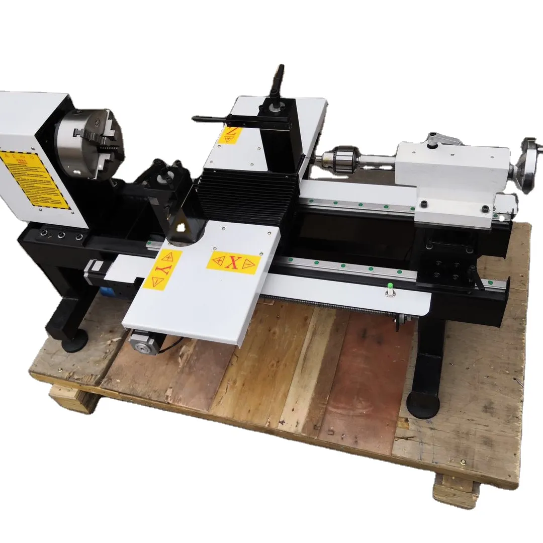 ET-2550 4 eksen Mini cnc ahşap tornası profesyonel yazılım ile