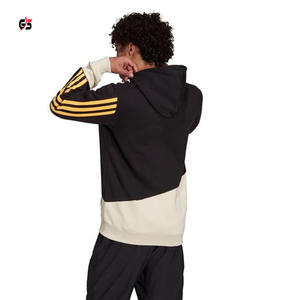 Sweat à capuche zippé pour hommes pas cher Polaire Cotton Tech Logo personnalisé Street Wear Vêtements de sport poids lourd OEM Logo de marque personnalisé - Product Image 4
