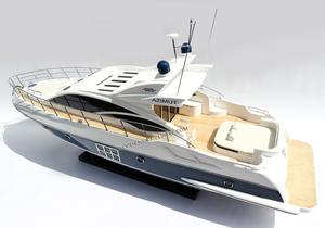 Juya AZIMUT 68S — YACHT moderne, artisanat du VIETNAM, modèle en bois, livraison gratuite - Product Image 2
