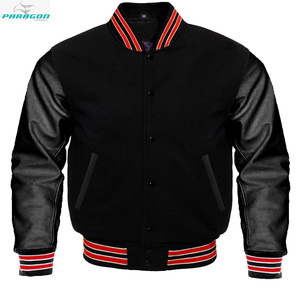 Veste universitaire personnalisée pour hommes en gros / veste de baseball vierge en gros pour hommes, veste d'école, veste universitaire - Product Image 4