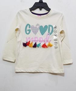 Ropa de calidad Premium Overrun etiquetas de marca para niñas y niños, camiseta de manga larga informal de algodón con cuello redondo, camiseta estampada, stock de Disney - Product Image 1