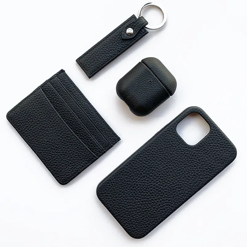 luxury brand authentic pebble leather men business phone cover for xr case iphone