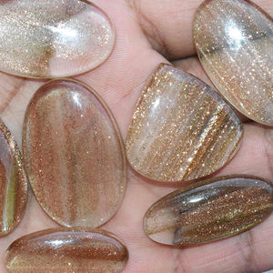 Piedra solar de cristal suelto, Gema china, cristal suelto, GEMA, cabujón para joyería, piedra solar sintética - Product Image 1