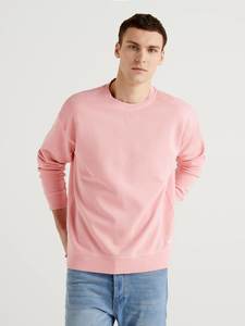 Sudaderas de cuello redondo para hombre, de alta calidad, color rosa claro, precio barato - Product Image 3