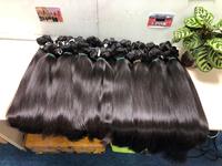 Cheveux humains lisses vierges à cuticules, de couleur vierge brut, origine japon
