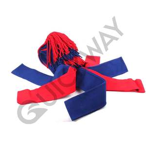 Faja de hombro de infantería ceremonial británica roja escarlata con estilo formal elegante de borla roja - Product Image 1