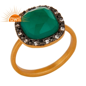 Wedding Wear Solid 925 Silver Designer <b>CZ</b> & Natural Gemstone <b>Ring</b> Jewelry Women's <b>Ring</b> Jewelry Wholesaler - Product Image 1