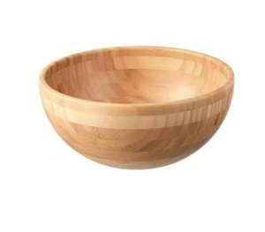 Ensaladera de madera de alta calidad con diseño Floral elegante, estilo floral, artesanías naturales del fabricante indio pulidas para Luxe - Product Image 2