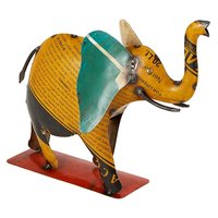 Sculpture Antique, 30 cm, meilleur décoration d'extérieur et d'intérieur, Design en métal, Design de finition colorée et peinte