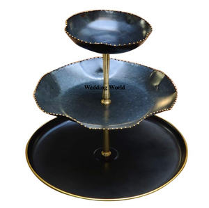 Soporte redondo de metal Vintage para Tartas, soporte para tartas hecho a mano de excelente calidad, superventas, soporte para tartas de metal nuevo y elegante - Product Image 3