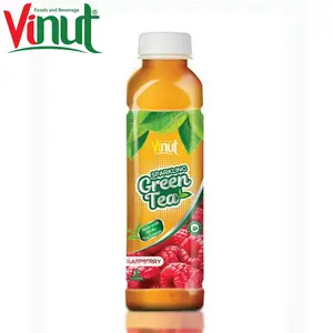 Fournisseurs de thé vert véritable avec jus de framboise du Vietnam en bouteille faible en gras OEM 500ml - Product Image 1