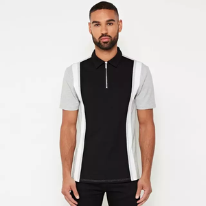 Camiseta de Cuello Alto Personalizada con Logotipo Sublimado, 100% Algodón, para Hombre, Casual, Manga Corta, Jersey Lavado, Anti-Encogimiento, 240g, Color Personalizado - Product Image 2