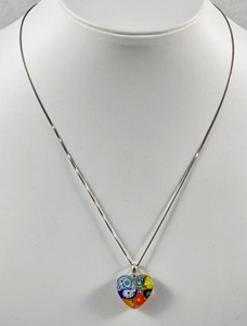 จี้รูปหัวใจพร้อมสร้อยงูสำหรับเป็นของขวัญในงานหมั้นหรือวันครบรอบ - Product Image 2