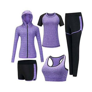 Conjunto de entrenamiento de gimnasio para mujer, conjunto de entrenamiento de gimnasio hecho en poliéster - Product Image 1