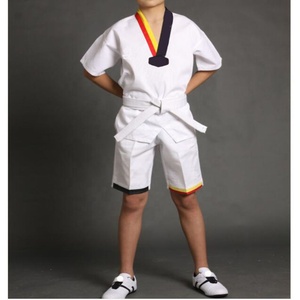 Uniforme de Judo para Niños al por Mayor de Alta Calidad 100% Algodón Personalizado con Logotipo Bordado en la Parte Delantera - Product Image 2