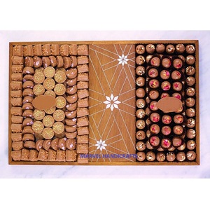 Luxury Mother of Pearl Chocolate Serving Tray | Ramadan <b>Eid</b> <b>Gift</b> Tray | Resin Craft Dry Fruit Candy Decorative Platter - Product Image 1
