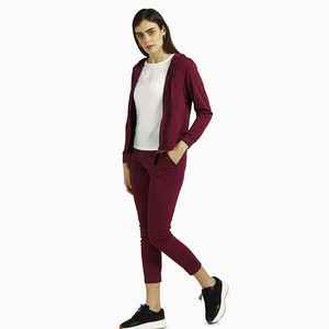 Chándales con patrón personalizado para mujer, diseño ajustado con etiqueta privada - Product Image 4