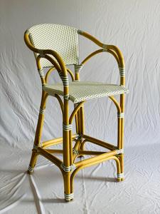 ขายส่งราคาถูกไม้ไผ่หวายหวายBistroเก้าอี้หวายสำหรับกลางแจ้ง - Product Image 2