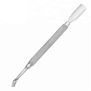 Pousse-cuticules double embout professionnel en acier inoxydable – Outil de manucure et pédicure de qualité supérieure pour le nettoyage des ongles - Product Image 1