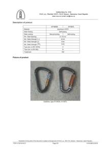 Mosquetón de Aluminio para Escalada de Montaña con Cierre Rápido CE y UIAA - Product Image 6