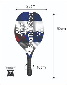 Raquettes de Tennis de plage professionnelles, en verre de carbone, personnalisées, avec votre logo, combinaisons de couleurs - Product Image 2