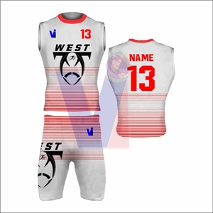Uniforme de fútbol personalizado 7v7 con capucha transpirable Impresión digital Spandex/Poliéster Antibacteriano Secado rápido 7on7 Diseño DE LA Vi-7523 - Product Image 4