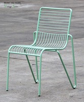 Chaise de salle à manger en fil de fer, design moderne, écologique, fabriquée à la main, fourniture directe d'usine de Foshan, décoration intérieure
