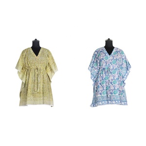 ชุดเดรสสั้นแขนกุด Caftan ขนาดฟรีไซส์ - Product Image 1