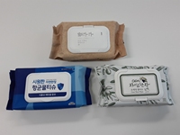 Lingette humide de corée, 1 pièce de lavage à la main d'olive naturelle, 72 feuilles de nettoyage de Surface, contient de l'éthanol légumes