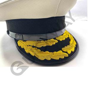Venta al por mayor personalizado desmontable ceremonial uniforme vestido gorra oficial ceremonial gorra con visera - Product Image 3